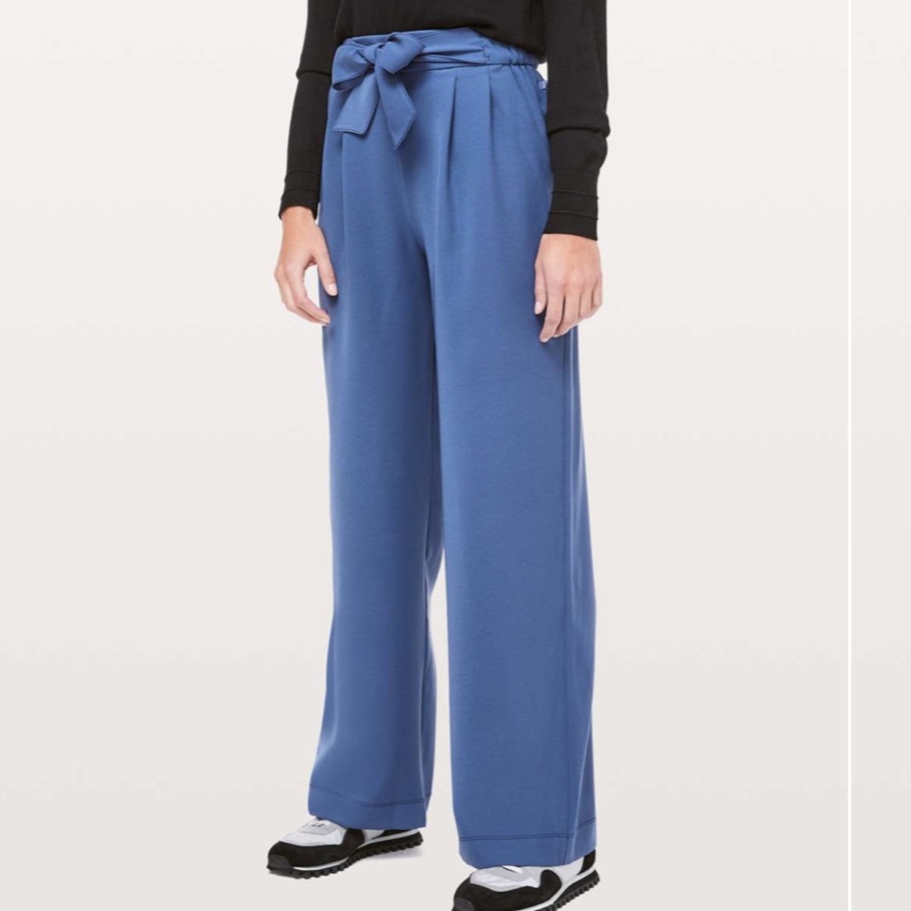 lululemon athletica Blue Wide Leg Pants